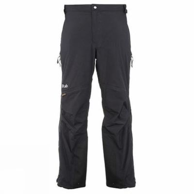 Pantalones Rab Latok Alpine Hombre Negras - Chile DRG076513